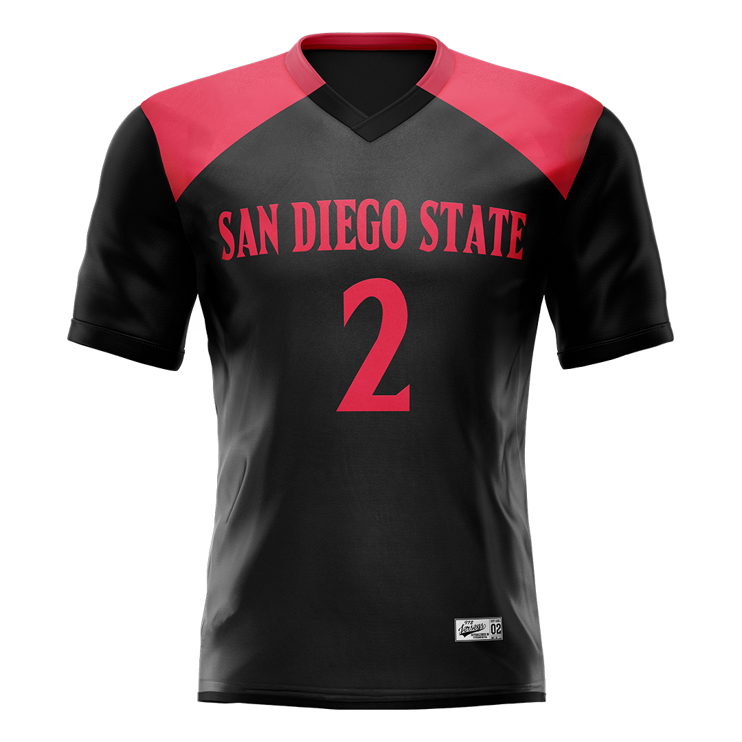 SDSU Black Lacrosse Jersey - Margot Lingo