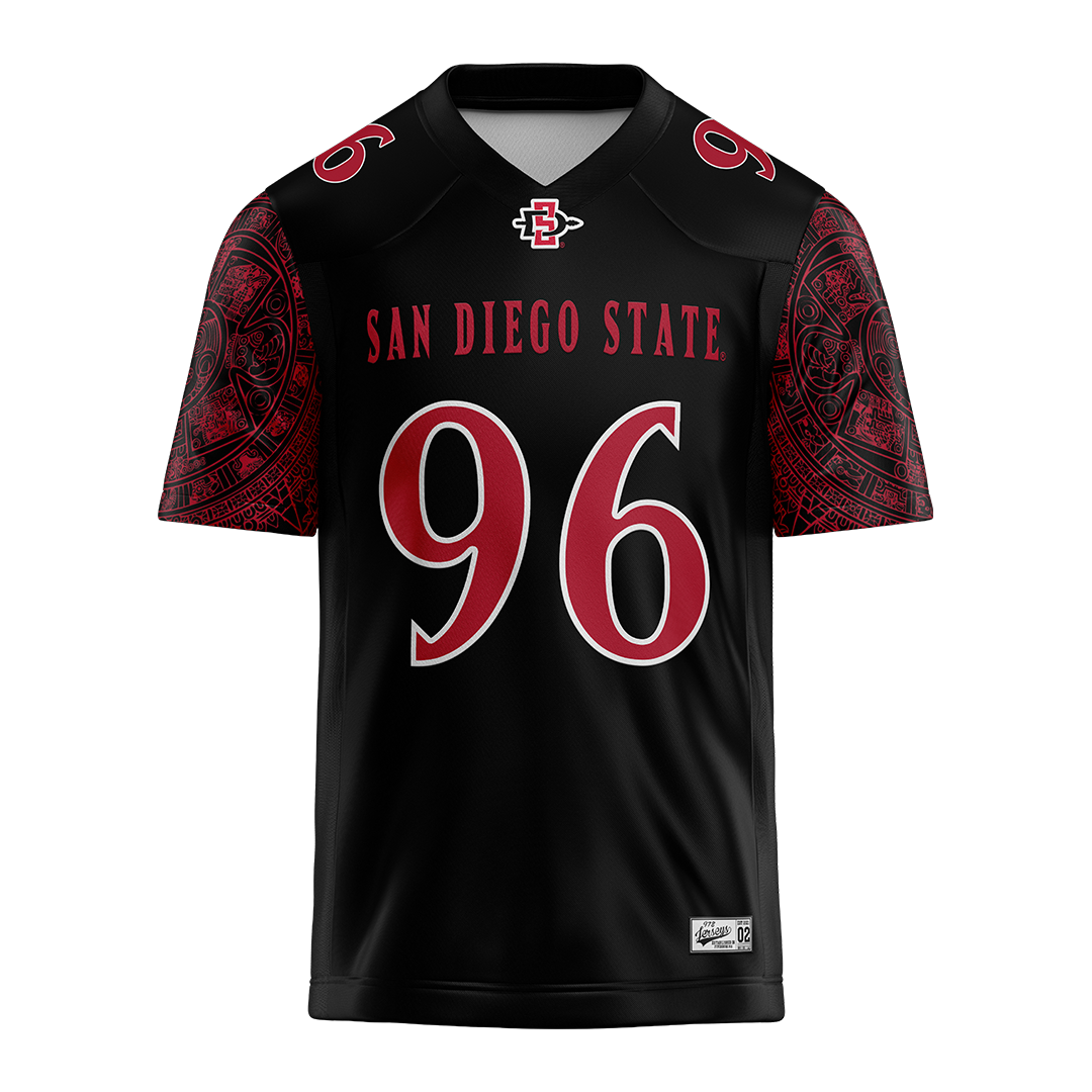 SDSU Black Football Jersey - Marlon Ames