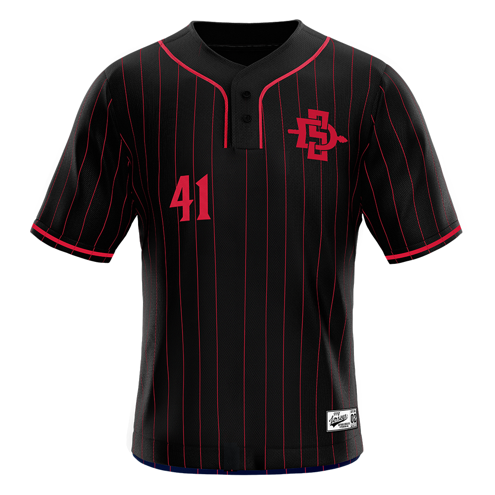 SDSU Black Softball Jersey - Mattison Kwarta