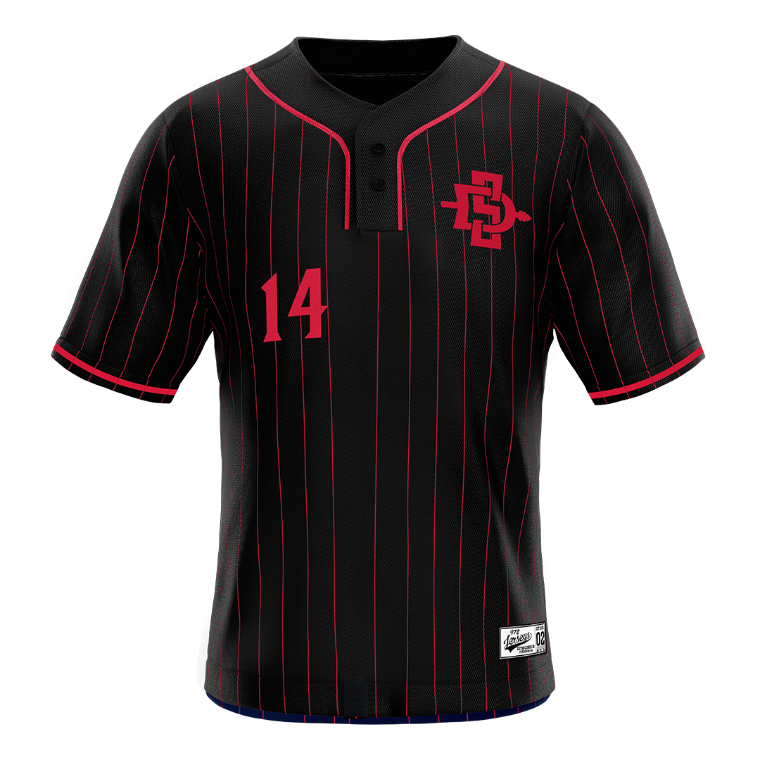 SDSU Black Softball Jersey - Mattison Kwarta