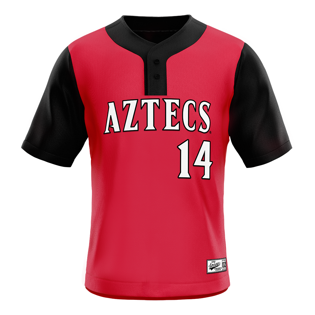 SDSU Red Softball Jersey - Mattison Kwarta