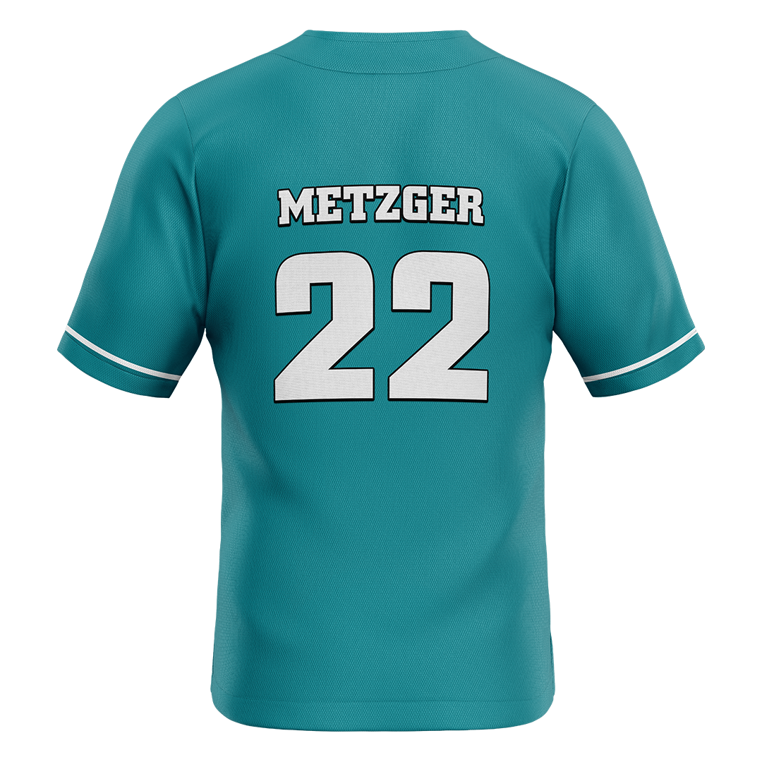 Coastal Carolina Teal Softball Jersey - McKennah Metzger