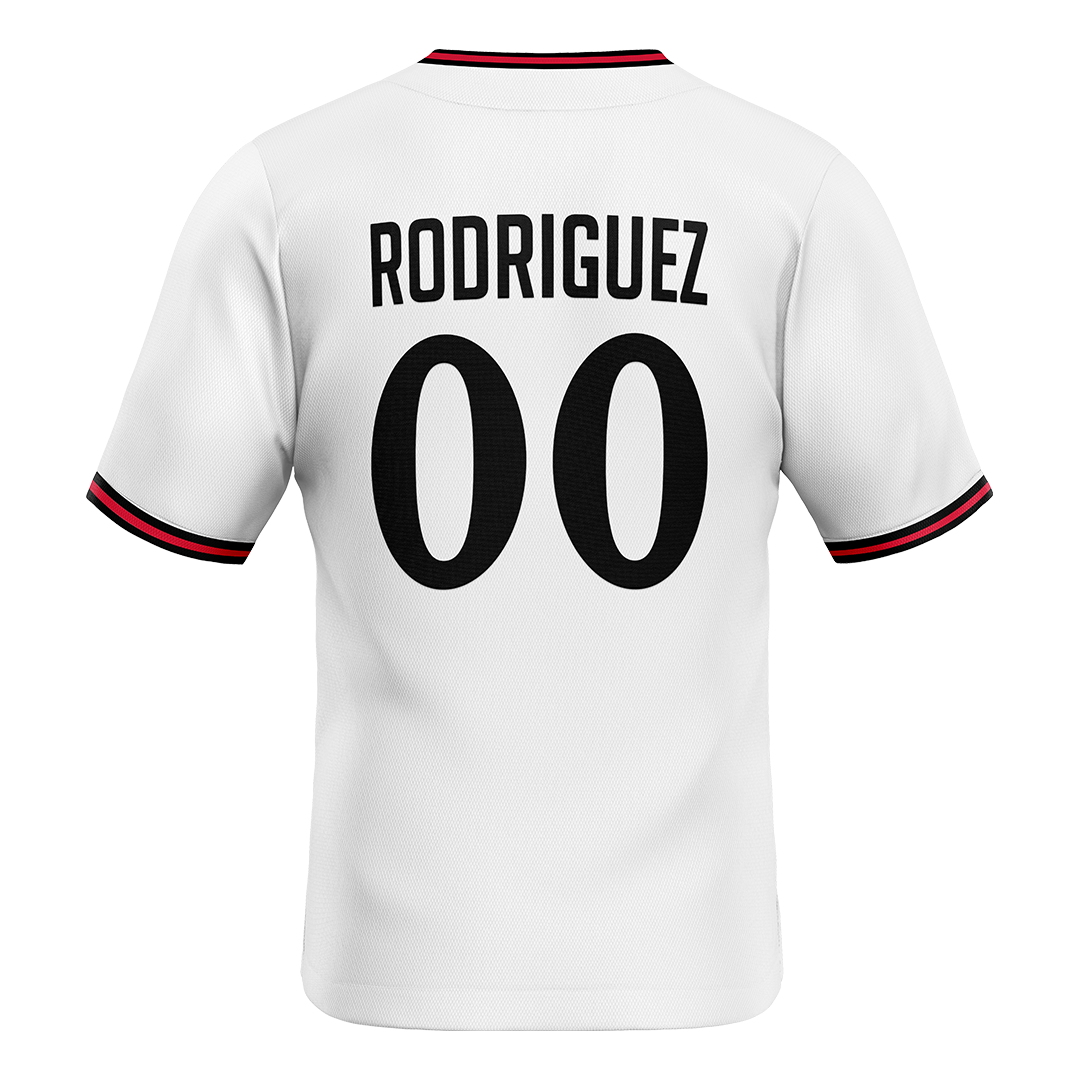 SDSU White Softball Jersey - Mia Rodriguez