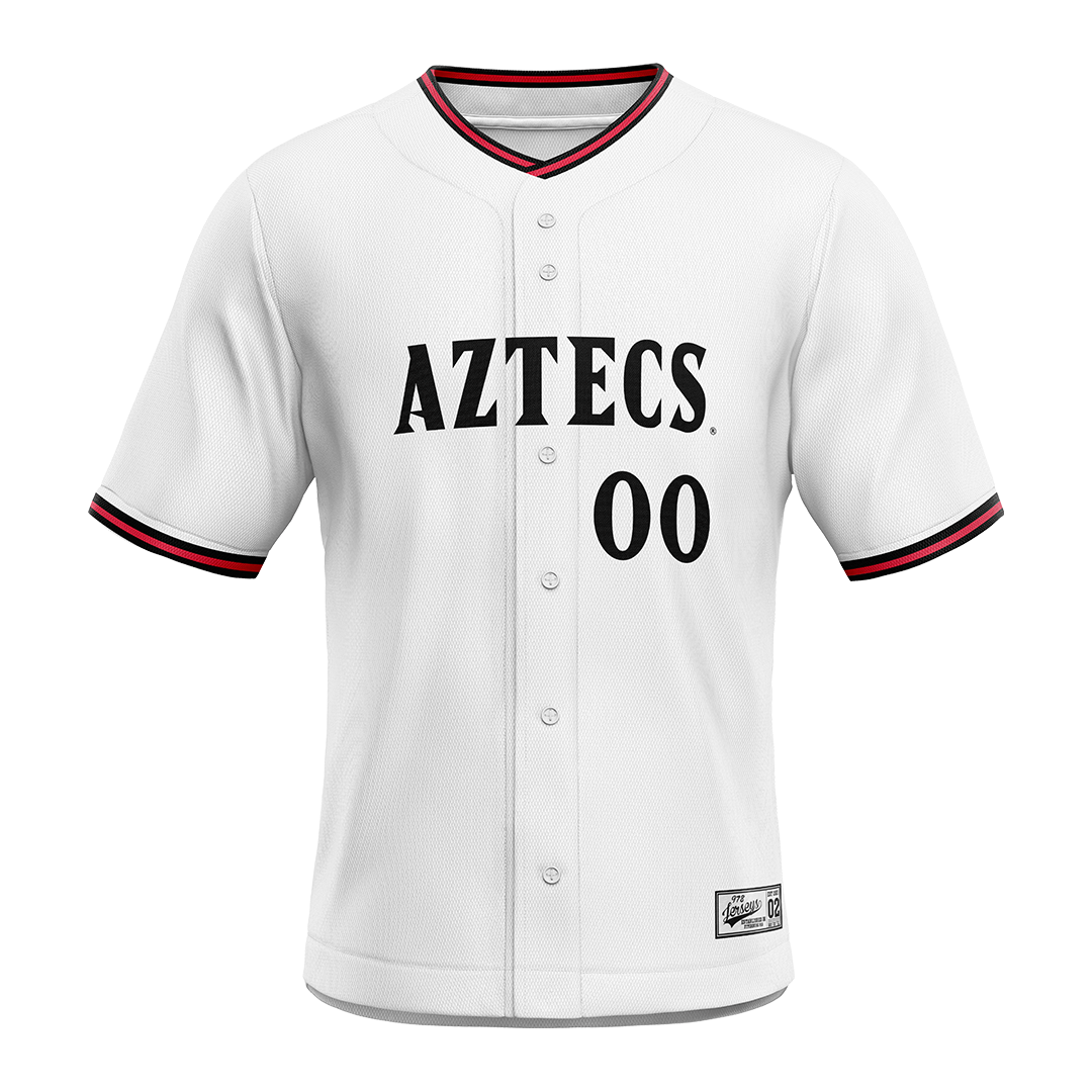 SDSU White Softball Jersey - Mia Rodriguez