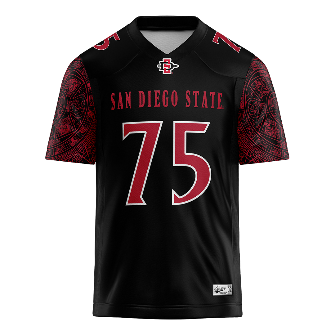 SDSU Black Football Jersey - Michael Watkins