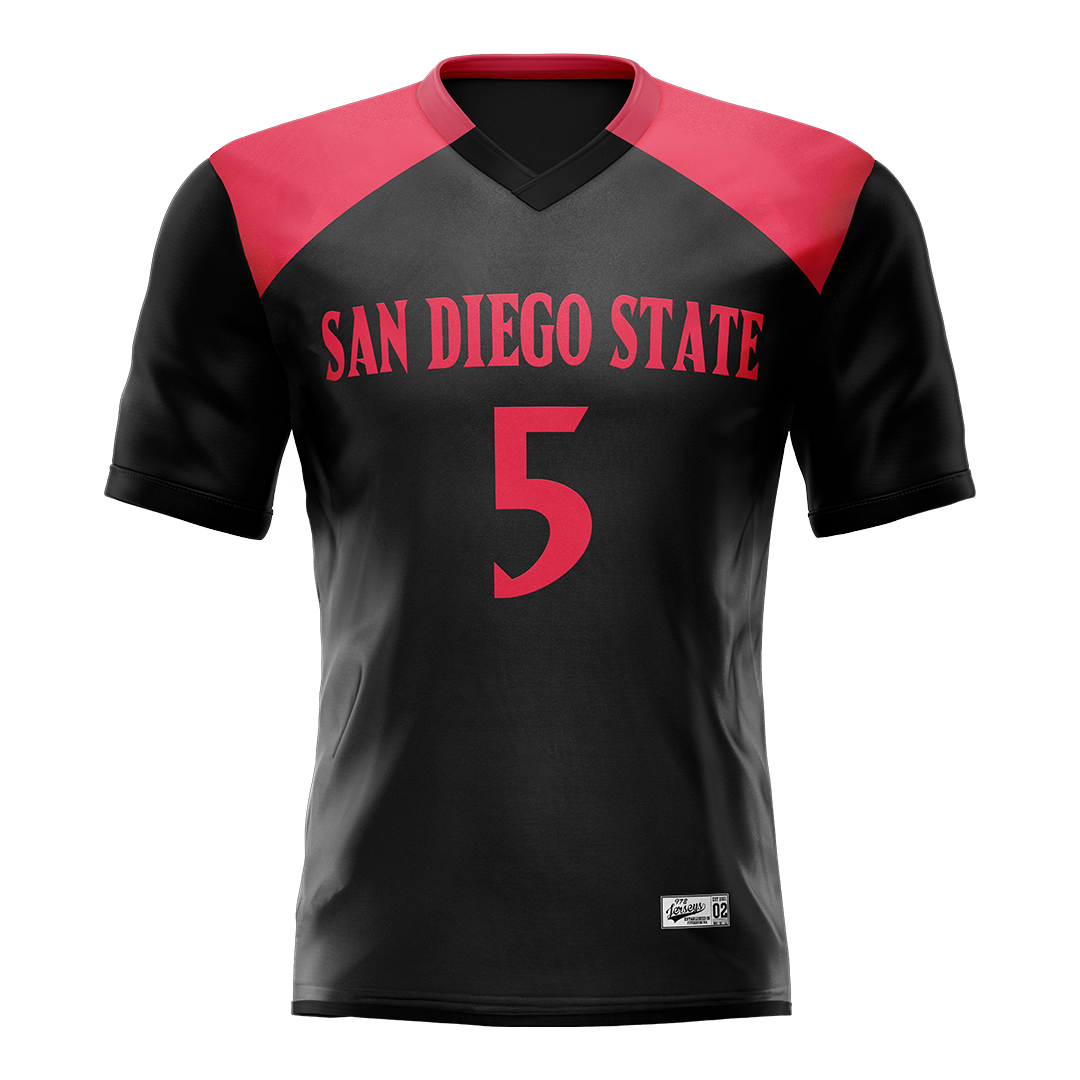 SDSU Black Lacrosse Jersey - Millie Prager