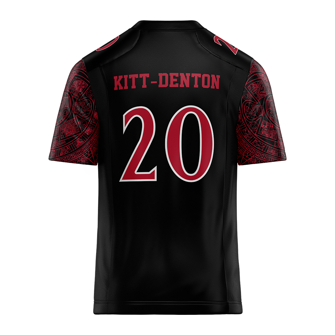 SDSU Black Football Jersey - Myles Kitt-Denton