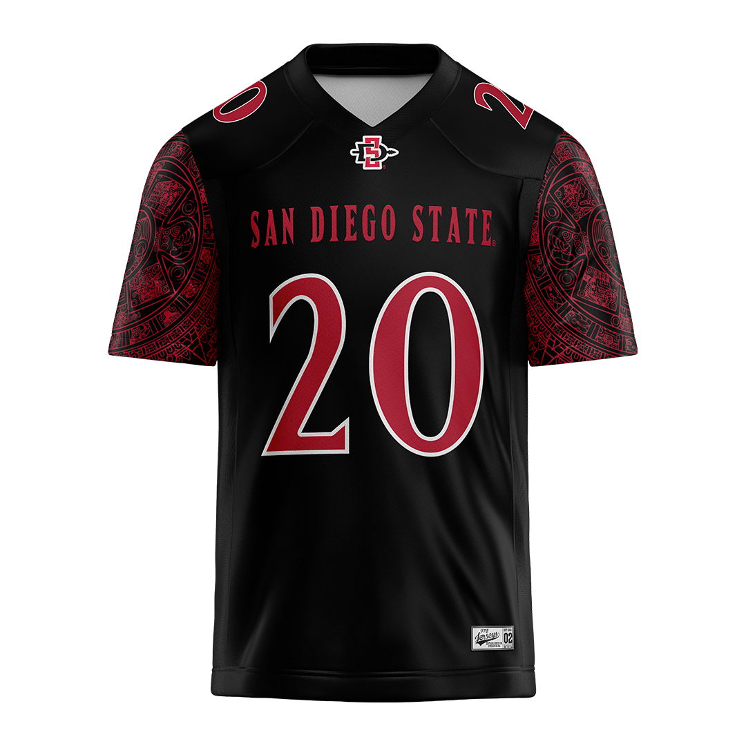 SDSU Black Football Jersey - Myles Kitt-Denton