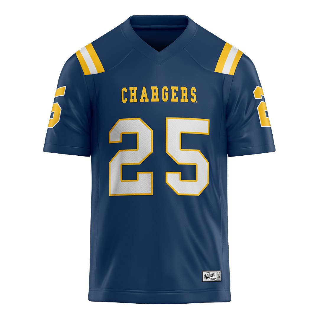 New Haven Blue Football Jersey - Nehemiah Johnson
