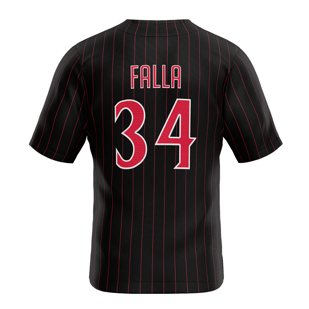 SDSU Black Baseball Jersey - Nick Falla