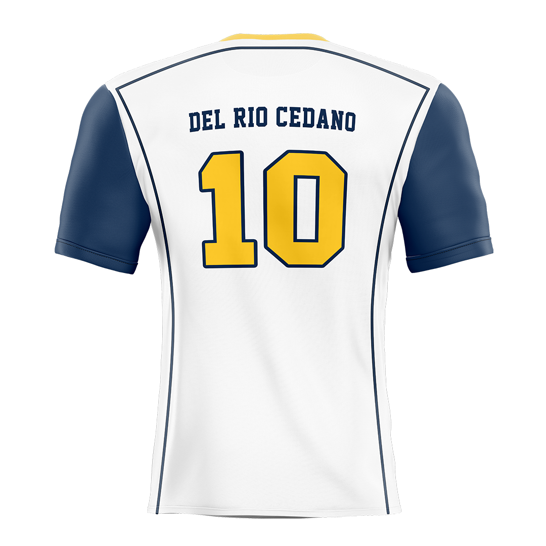 New Haven White Rugby Jersey - Nicole Del Rio Cedano