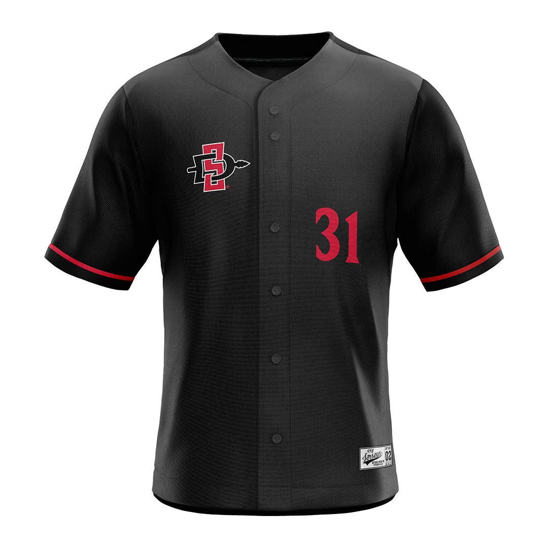 SDSU Black Softball Jersey - Olivia Gigante