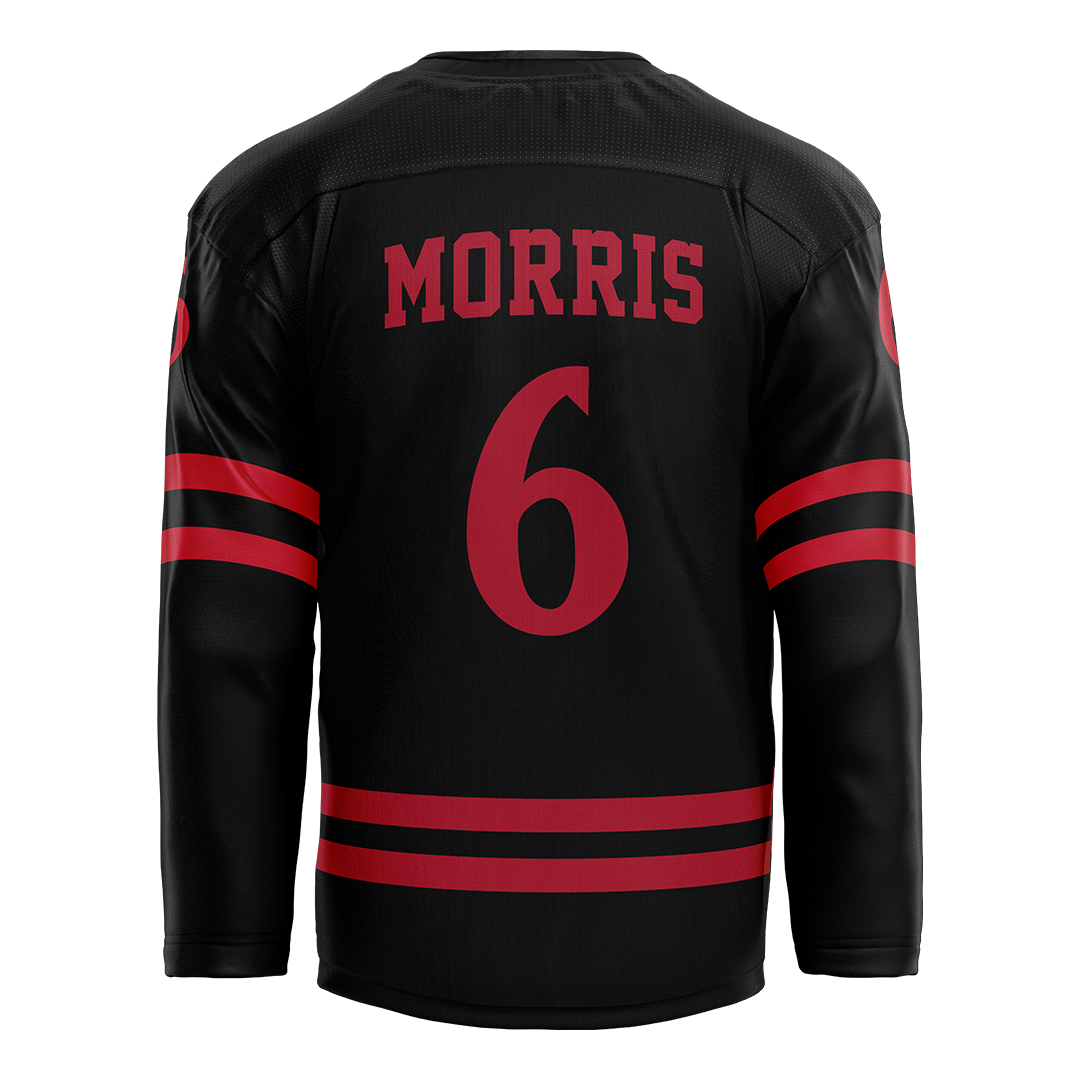 SDSU Black Hockey Jersey - Patrick Morris