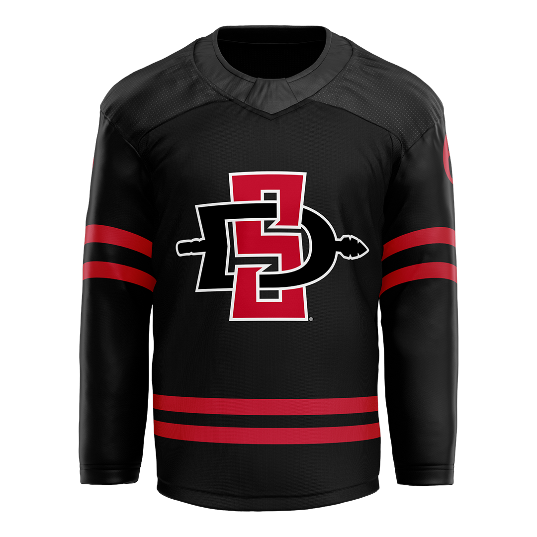 SDSU Black Hockey Jersey - Patrick Morris