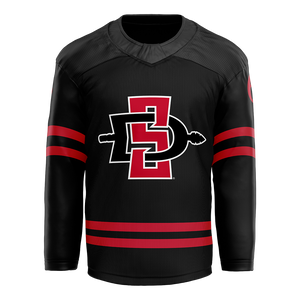 SDSU Black Hockey Jersey - Patrick Morris