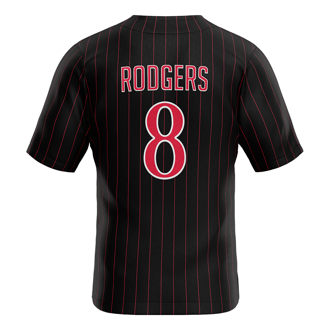 SDSU Black Baseball Jersey - Peyton Rodgers