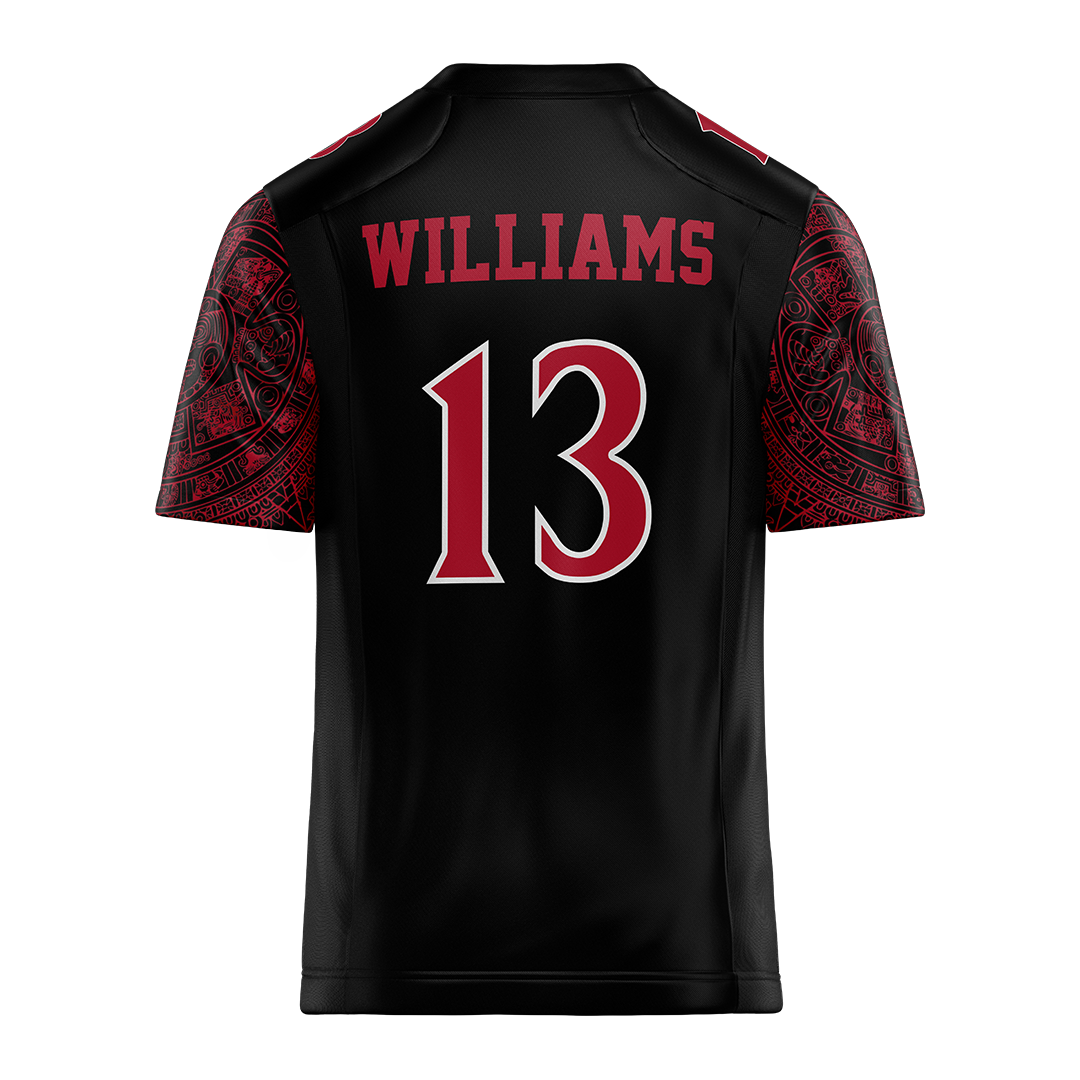 SDSU Black Football Jersey - Prince Williams