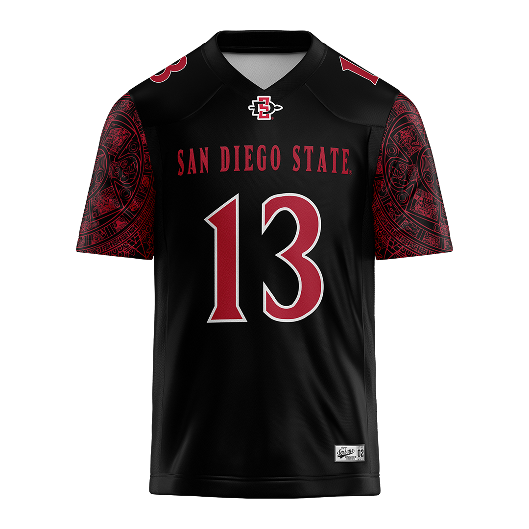 SDSU Black Football Jersey - Prince Williams