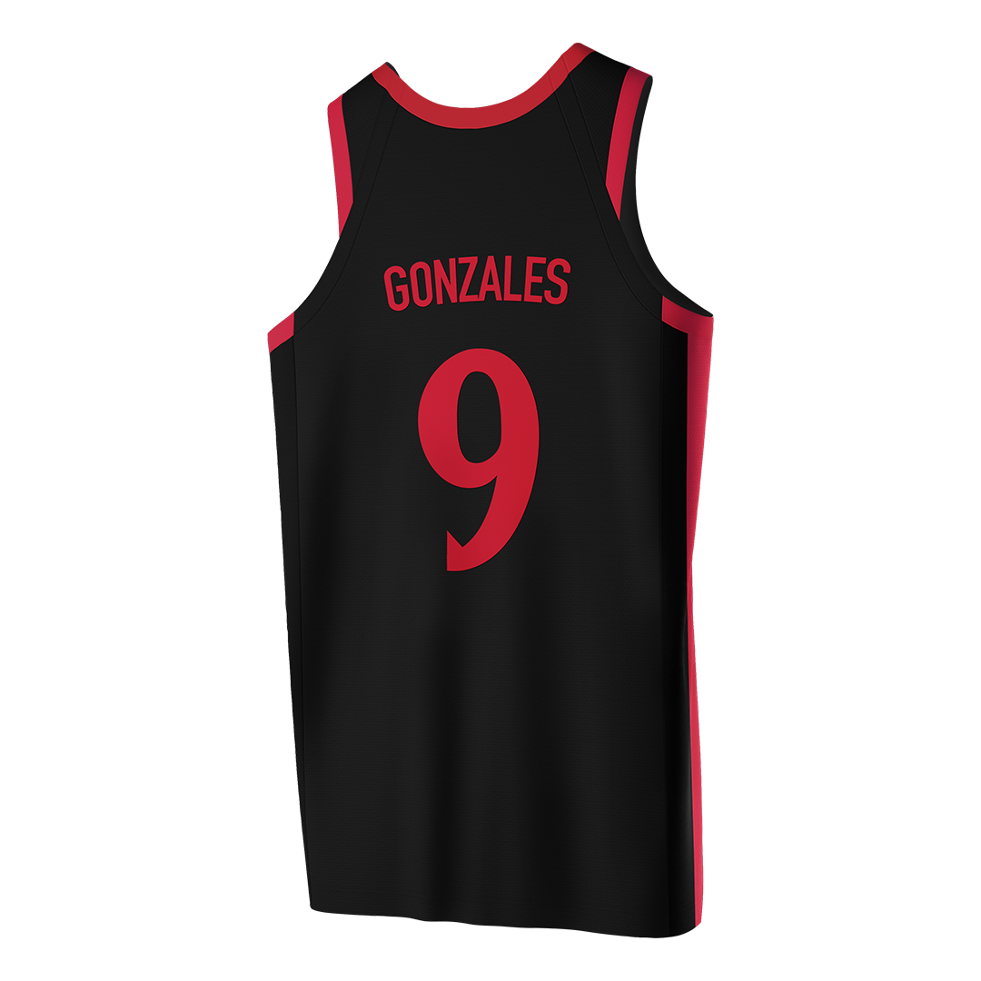 SDSU Black Basketball Jersey - Raymar Gonzales