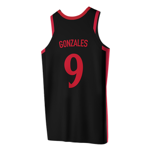 SDSU Black Basketball Jersey - Raymar Gonzales