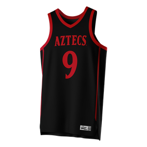 SDSU Black Basketball Jersey - Raymar Gonzales