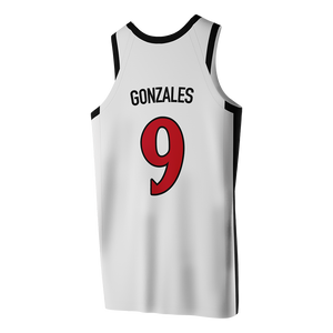 SDSU White Basketball Jersey - Raymar Gonzales
