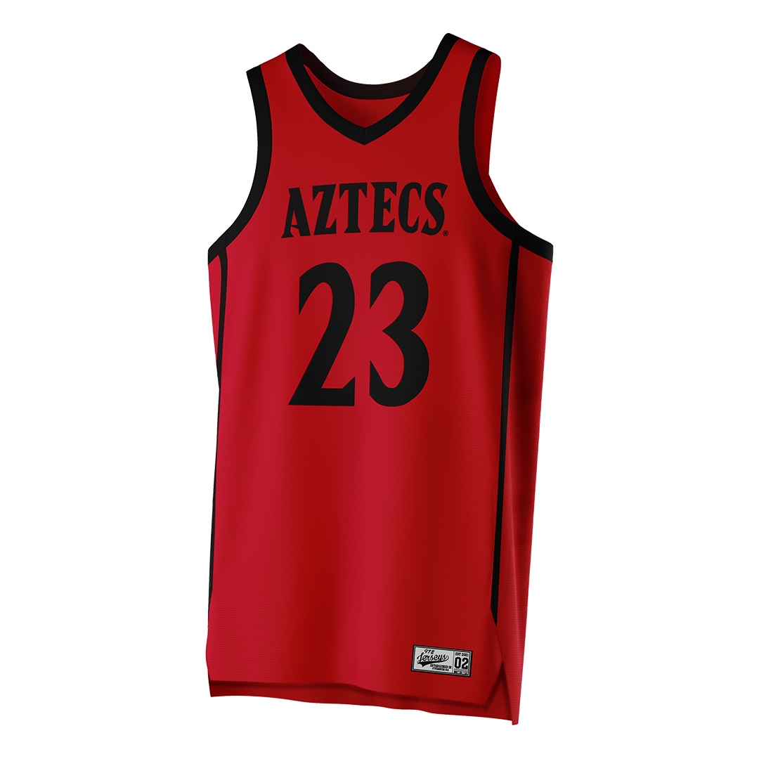 SDSU Red Basketball Jersey - Kimberly Villalobos