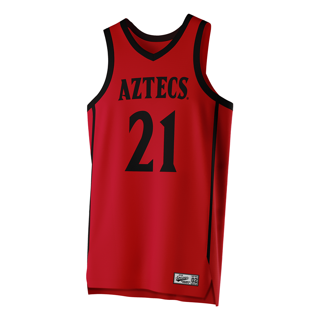 SDSU Red Basketball Jersey - Natalia Martinez