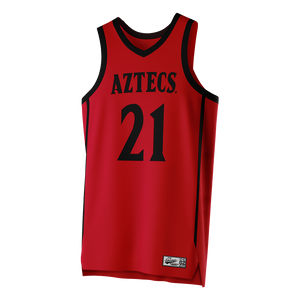 SDSU Red Basketball Jersey - Natalia Martinez
