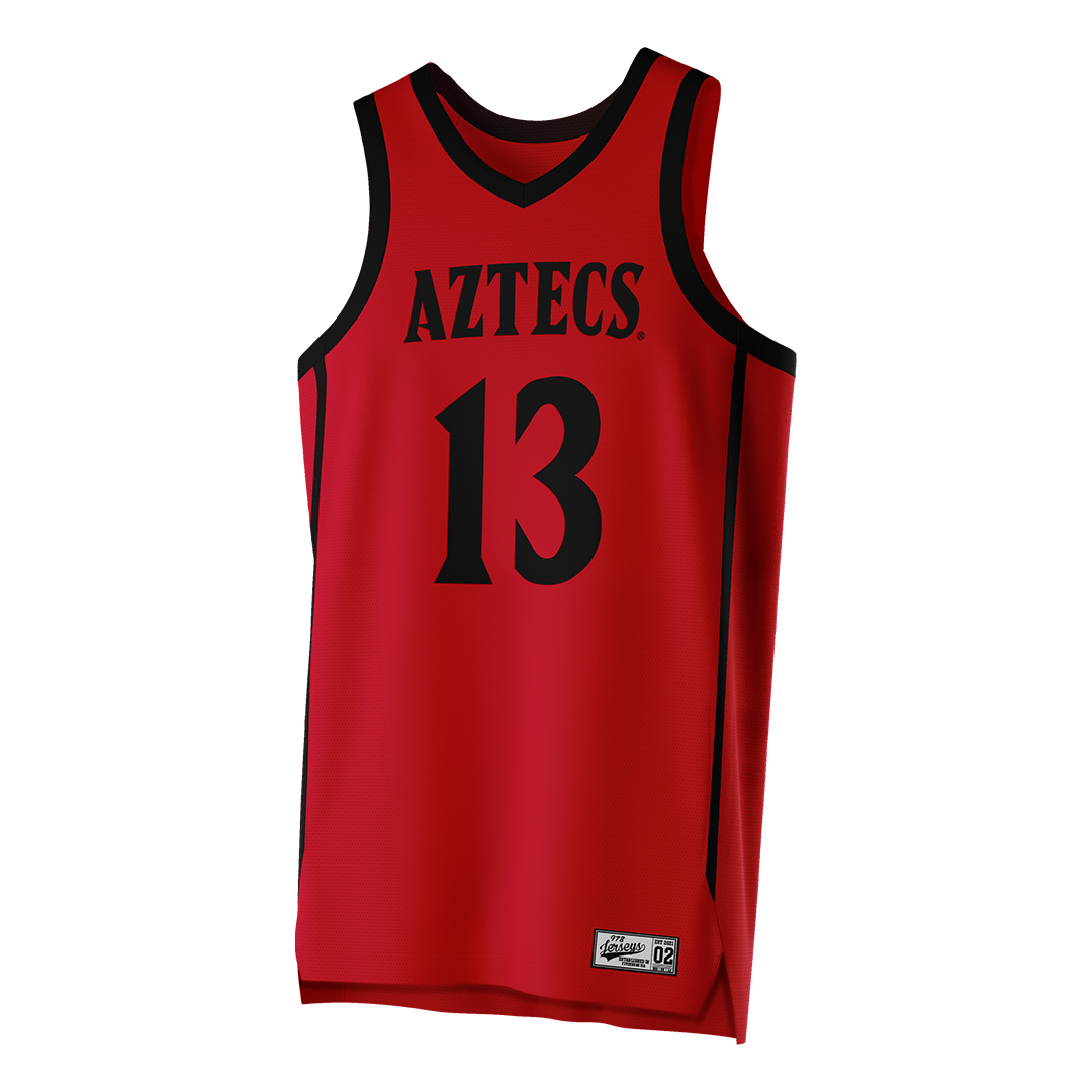 SDSU Red Basketball Jersey - Meghan Fiso