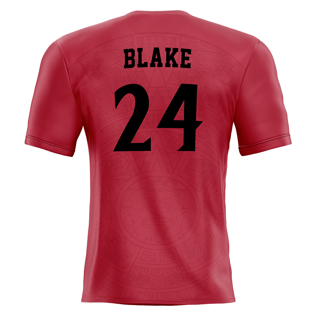 SDSU Red Soccer Jersey - Carlin Blake