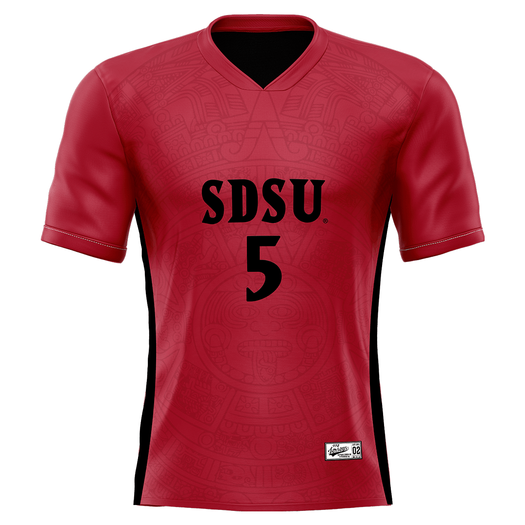 SDSU Red Soccer Jersey - Emma Gaines-Ramos