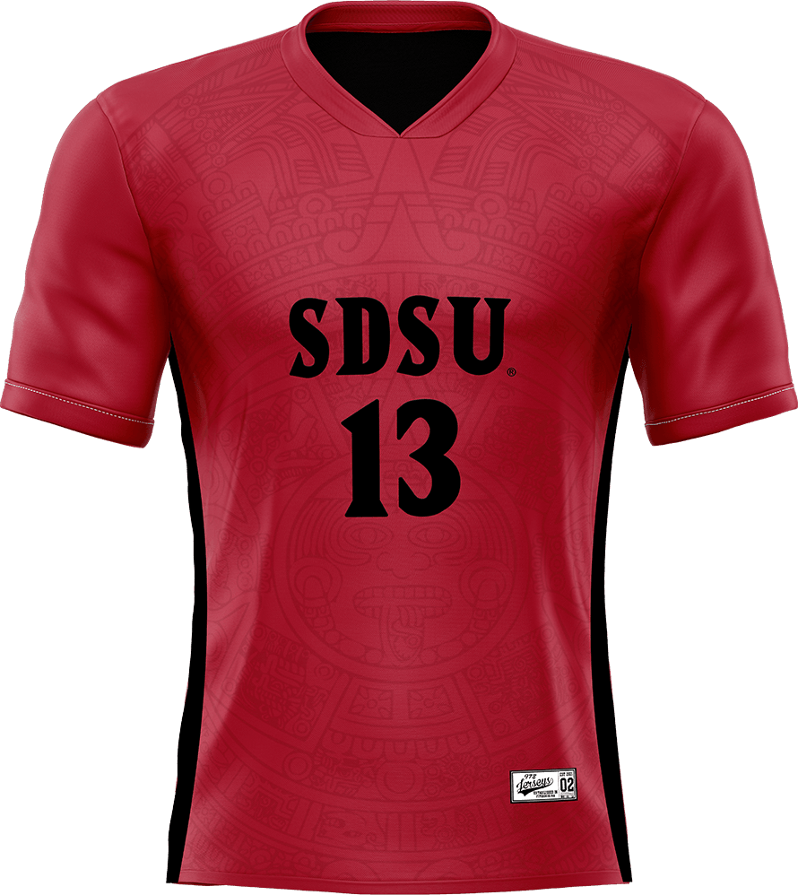 SDSU Red Soccer Jersey - Alexyz Nakamoto