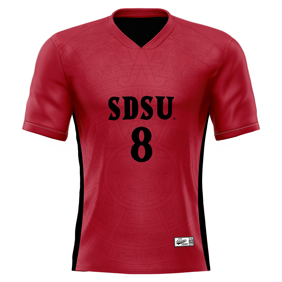 SDSU Red Soccer Jersey - Alexys Ocampo