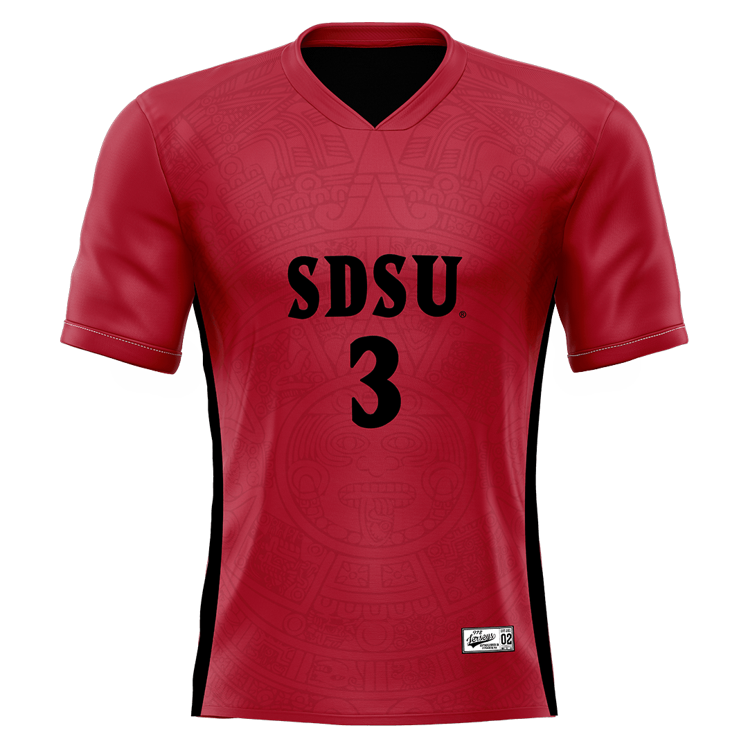 SDSU Red Soccer Jersey - Alyza Eckhardt