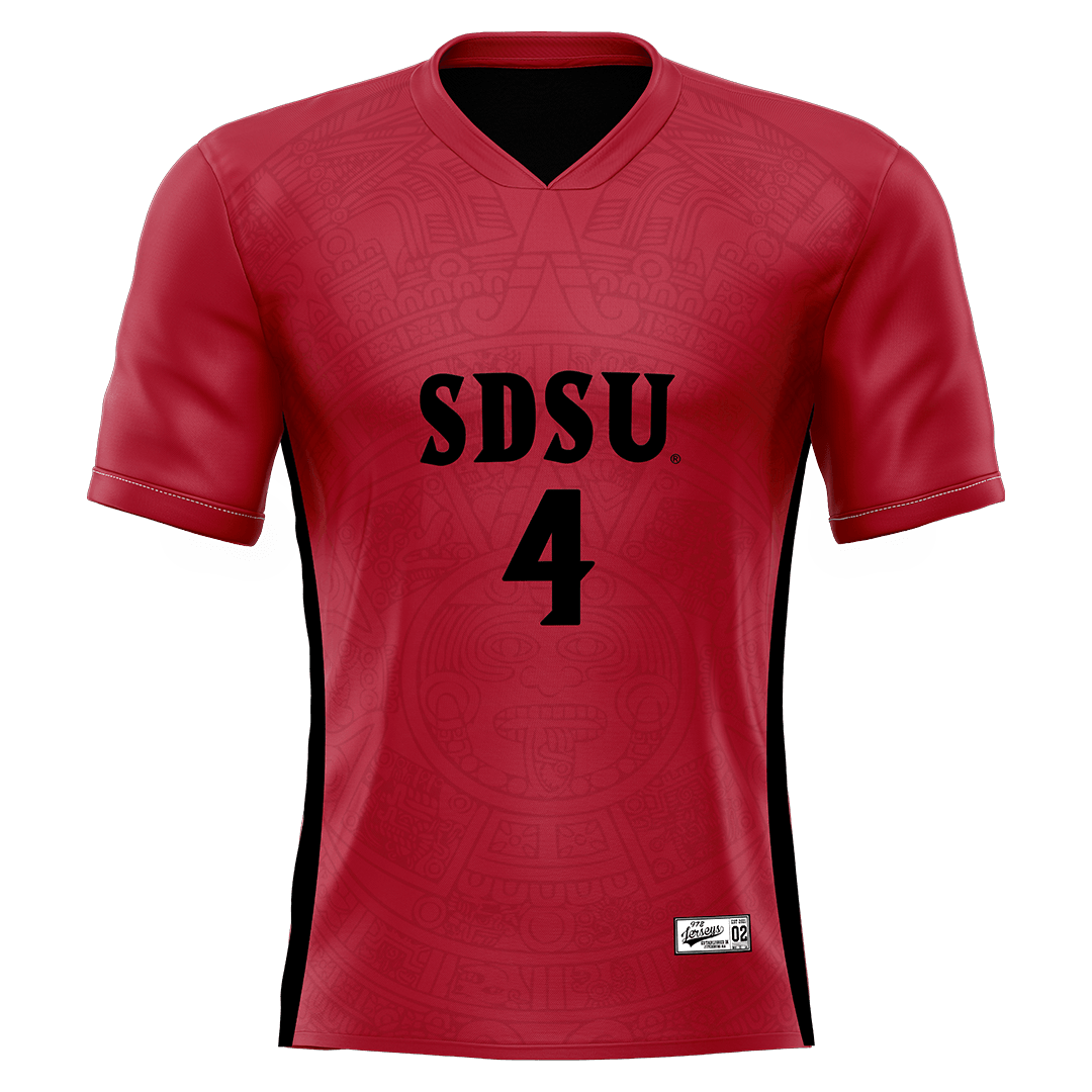 SDSU Red Soccer Jersey - Grace Goins