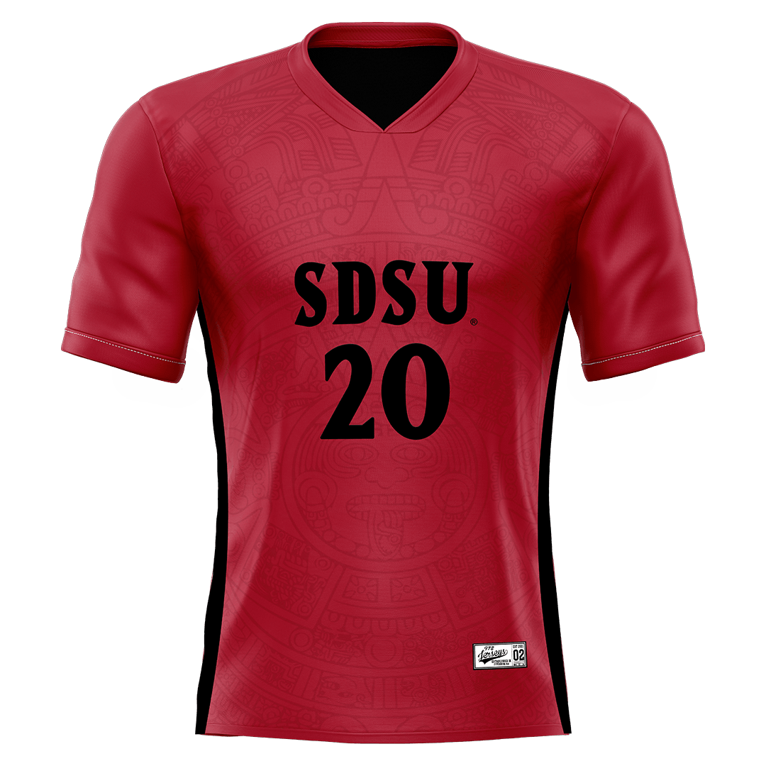 SDSU Red Soccer Jersey - Emma Fuller