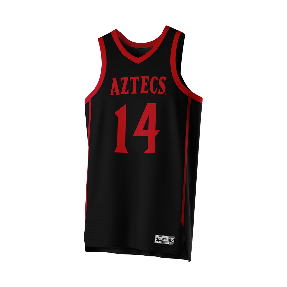 SDSU Black Basketball Jersey - Reese Waters