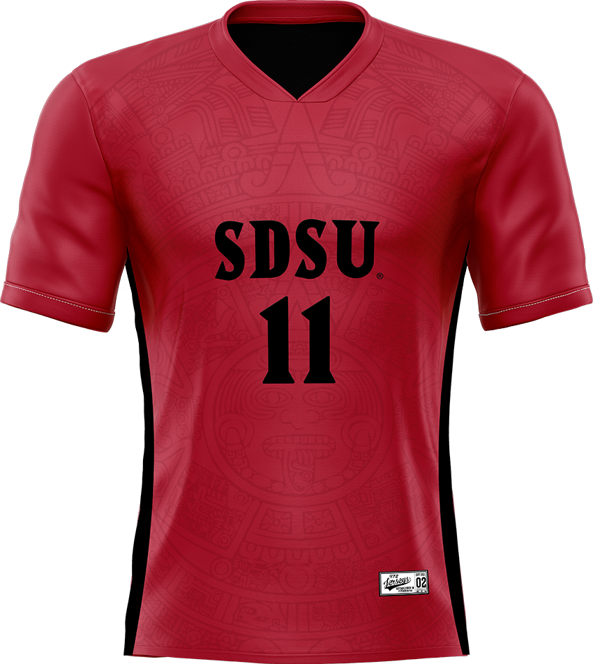 SDSU Red Soccer Jersey - Rory Schank