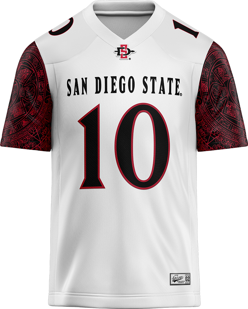 SDSU White Football Jersey - Ryan Henderson