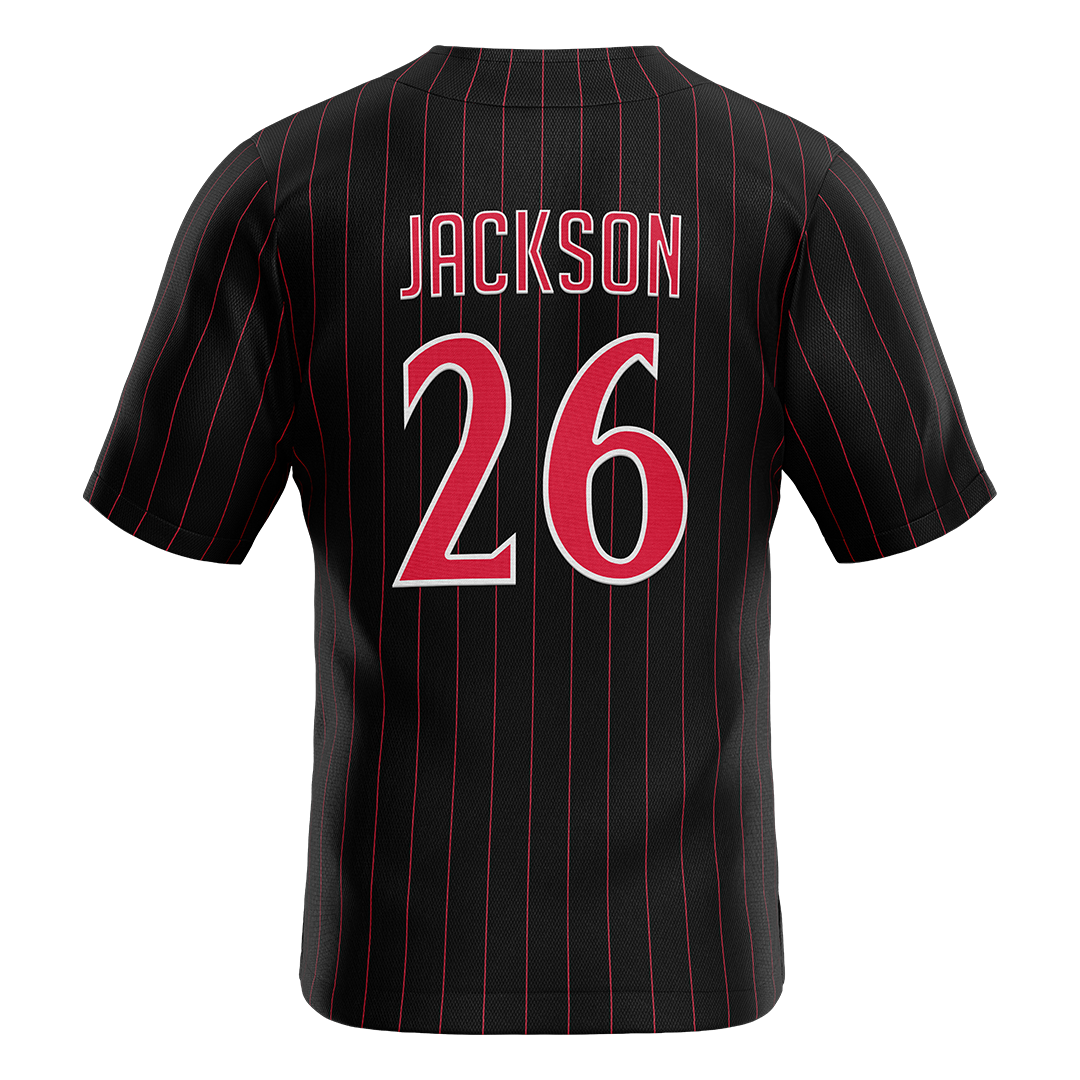 SDSU Black Baseball Jersey - Ryan Jackson