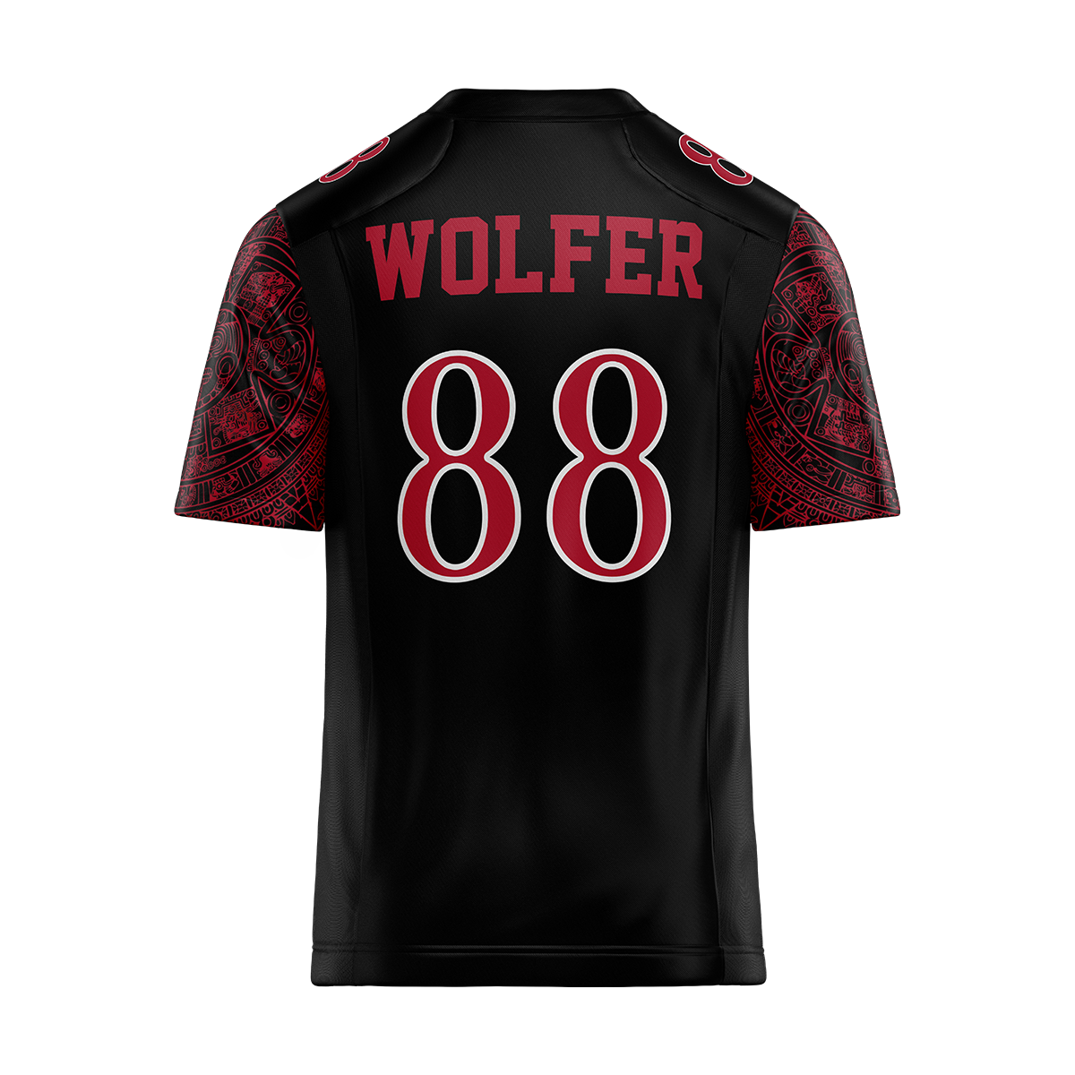 SDSU Black Football Jersey - Ryan Wolfer