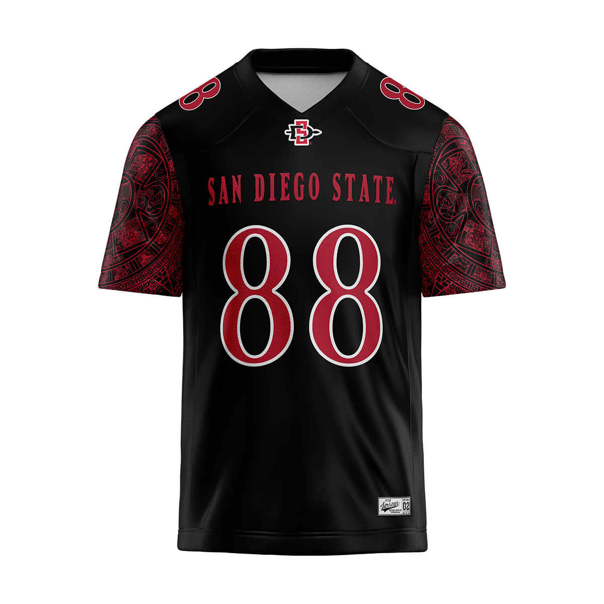 SDSU Black Football Jersey - Ryan Wolfer