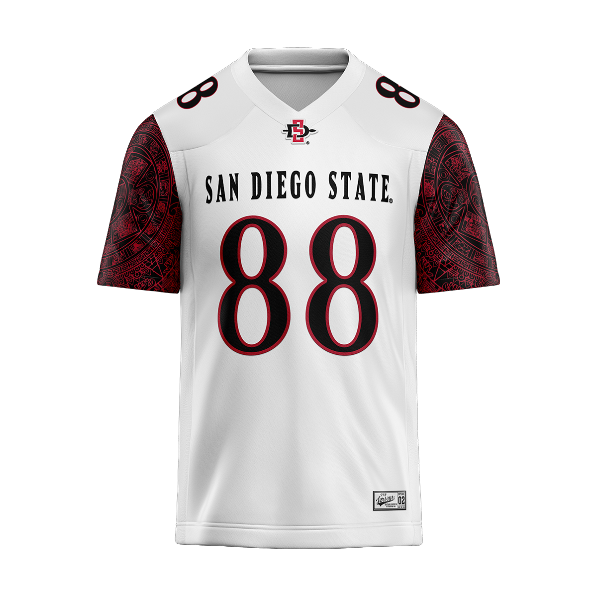 SDSU White Football Jersey - Ryan Wolfer