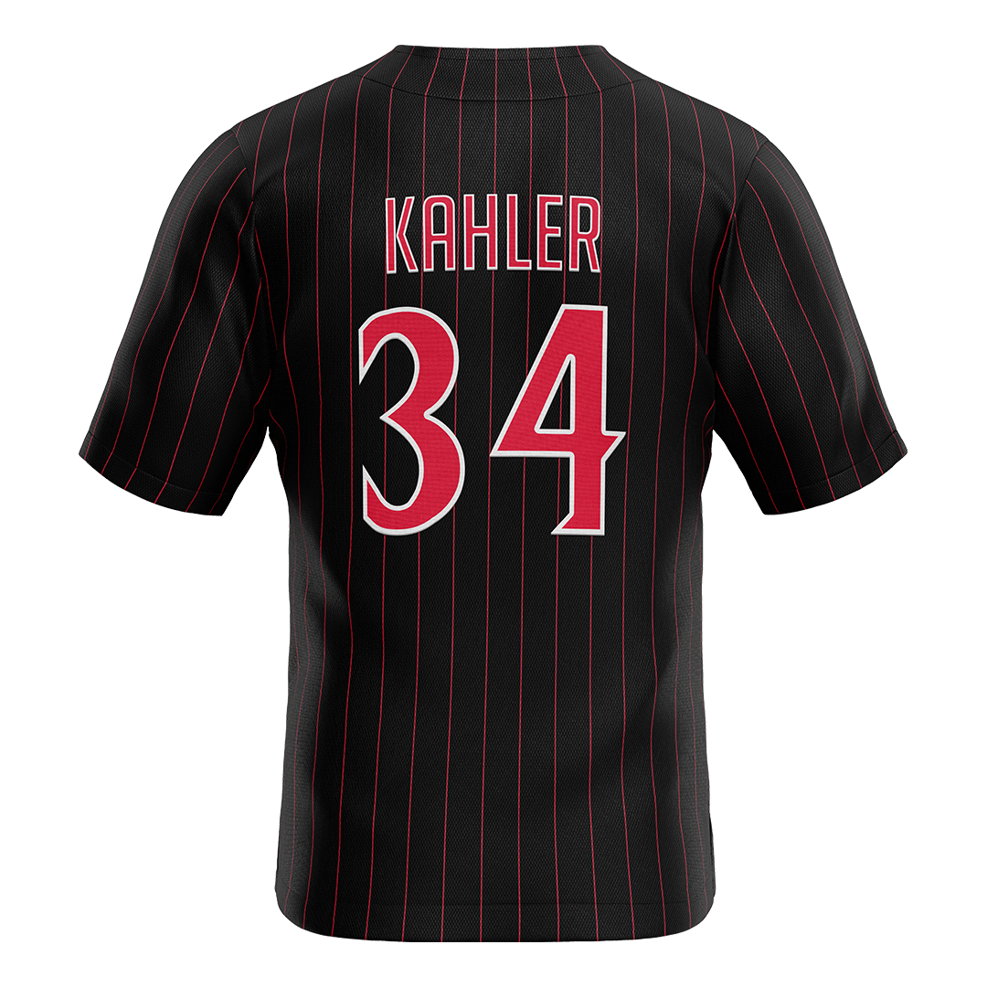 SDSU Black Baseball Jersey - Samuel Kahler