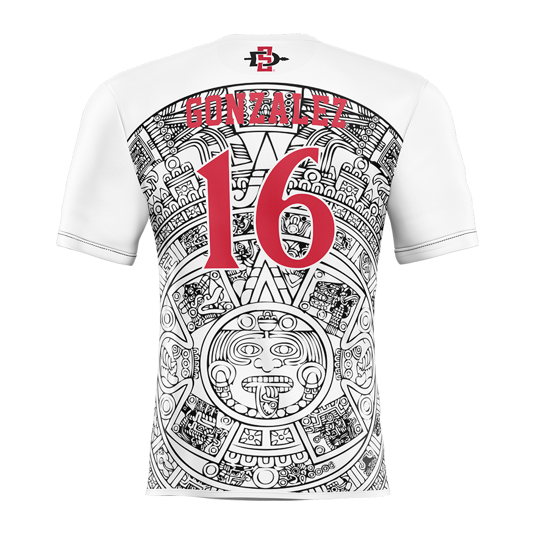 SDSU White Volleyball Jersey - Sarena Gonzalez