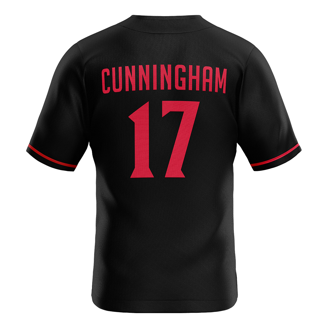 SDSU Black Softball Jersey - Shannon Cunningham