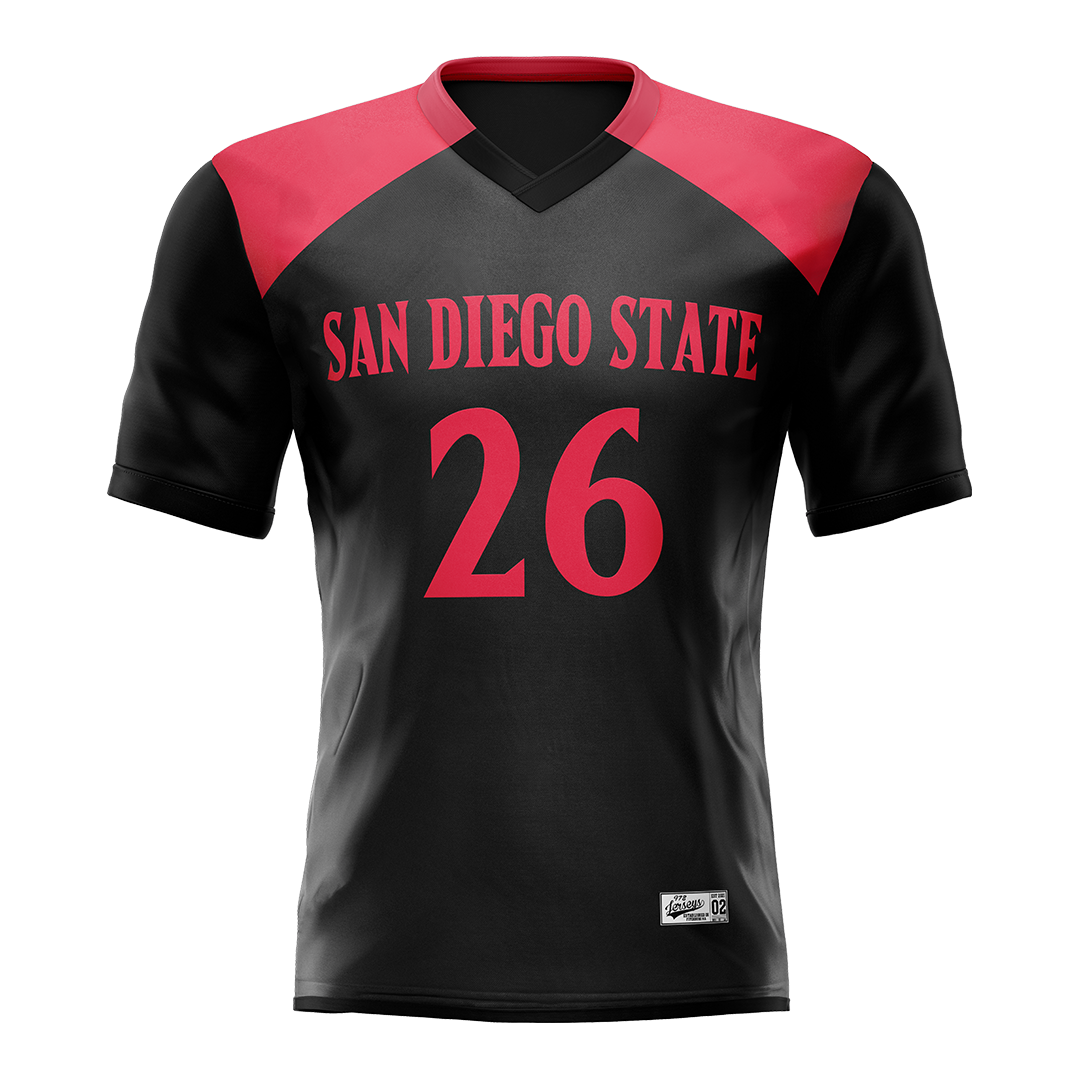 SDSU Black Lacrosse Jersey - Sophia Bruzzone