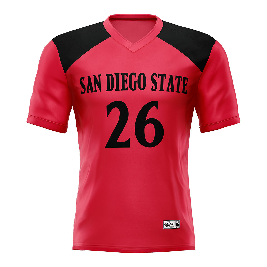 SDSU Red Lacrosse Jersey - Sophia Bruzzone