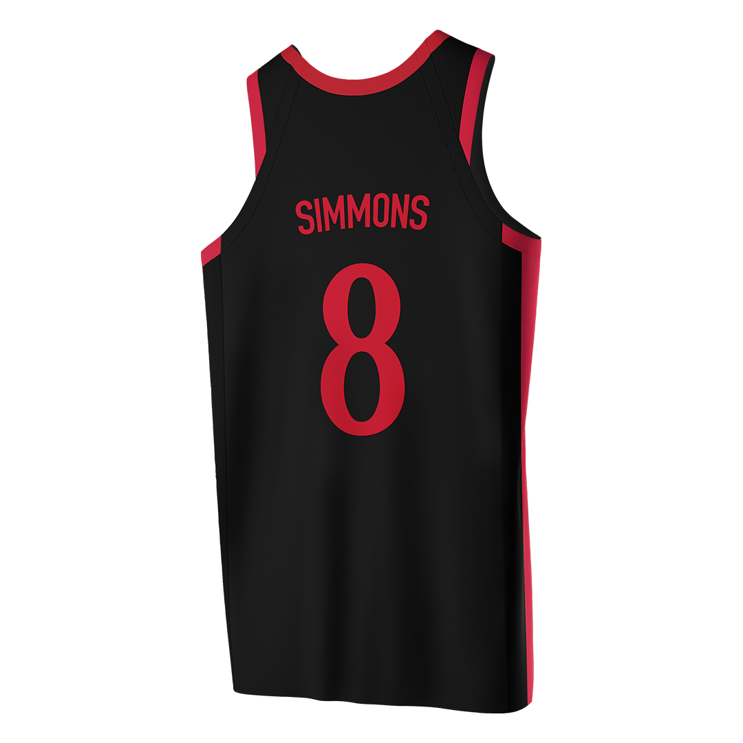 SDSU Black Basketball Jersey - Tae Simmons